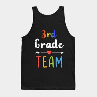 3rd Grade Team Back To School Student Teacher Squad Tank Top